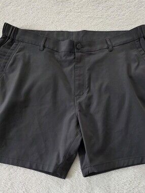 Jack Archer Jetsetter Shorts Mens 40 Charcoal Grey 7" Inseam Tech Performance